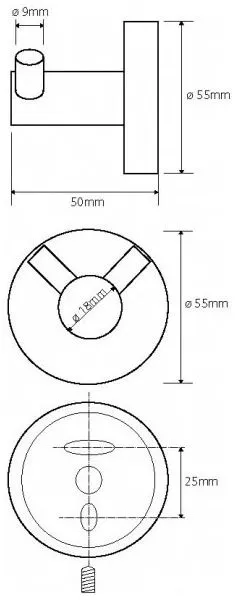 Крючок для полотенец Bemeta Neo 104106035