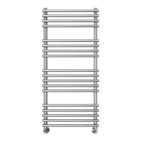 Полотенцесушитель водяной TERMINUS Кремона П18 500х1200 в комплекте с вентилями 3/4 на 1/2