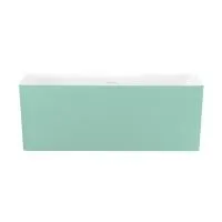 Акриловая ванна в наборе 3 в 1: отдельностоящая ванна, ножки, экран Wellsee Pure BY Wellsee 230707000