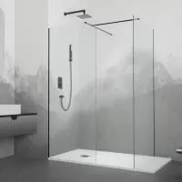 Душевая перегородка RGW WA-020B (WA-010B (2 шт.) + S-1220 B) 900x1000