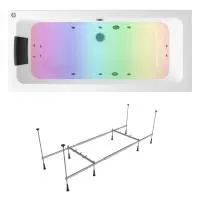 Гидромассажный комплект с хромотерапией 5 в 1 Lavinia Boho Pure 36279H0C