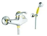 Смеситель для душа Webert Armony AU870101017, хром-золото