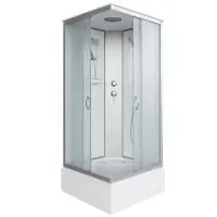 Душевая кабина Niagara Classic NG-1108-14 90х90х215, средний поддон 26 см, стекло матовое с полкой