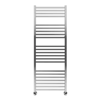 Полотенцесушитель водяной TERMINUS Ватикан П22 500х1400 в комплекте с вентилями 3/4 на 1/2