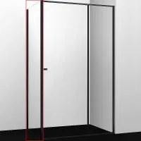 Душевая стенка WasserKRAFT Dill 61S10-RP100/Elbe 74P10-RP100 100 61S10-RP100/74P10-RP100