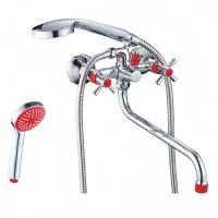 Смеситель для ванны Cron CN22142-6, красный