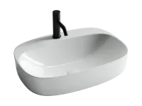 Умывальник Ceramicanova чаша накладная овальная Element 595x420x155мм