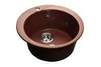Кухонная мойка GranFest RONDO R-480 красный марс