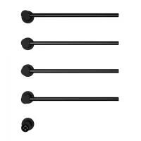 Полотенцесушитель электрический встраиваемый WONZON & WOGHAND, Черный матовый (WW-AL314-MB)