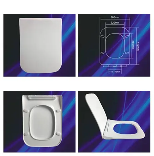 Сидение NIVOLET ARIA PP ABS-пластик с микролифтом и креплениями Cerutti SPA CT9126