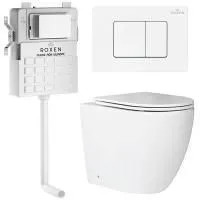 Комплект 5 в 1 RoxenBath Attach 868669 (состоит из: 710215, Steel 420280WM; 650185-01)