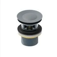 Выпуск для умывальника IDDIS Slide графит SLIGM00i88