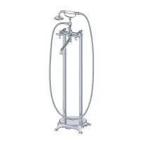 Смеситель для ванны напольного монтажа WONZON & WOGHAND, Хром (WW-88649020-CR)