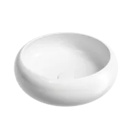 Умывальник Ceramicanova чаша накладная круглая (цвет Белый Матовый) Element 360x360x120мм