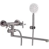 Смеситель для ванны Fmark FS8424, сатин