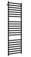 Полотенцесушитель водяной Stinox Prestige Luxe 500x1800, нижнее подключение, черный матовый, 1/2" ВР (внутренняя резьба), 21 перекладина