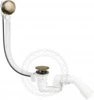 Сифон для ванны полуавтоматический FILARETE FL80 (Бронза)