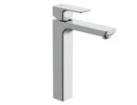 Смеситель для раковины Cersanit GEO высокий однорычажный клик клак, 63043