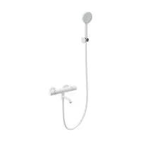 Смеситель для ванны с душем и термостатом WONZON & WOGHAND, Белый матовый (WW-B3029-A1-MW)