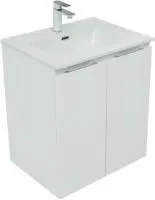 Тумба под раковину Aquanet Алвита New 60 2 дверцы, белый матовый