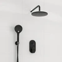 A16777 Встраиваемый комплект для душа WasserKRAFT с верхней душевой насадкой и лейкой