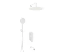 A85161 Встраиваемый комлплект для ванны WasserKRAFT с верхней душевой насадкой, лейкой и изливом