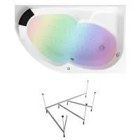 Аэромассажный комплект с хромотерапией 5 в 1 Lavinia Boho Grance Hill 361640AC