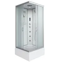 Душевая кабина Niagara Classic NG-1108-14F 90х90х215, средний поддон 26 см, стекло матовое с полкой