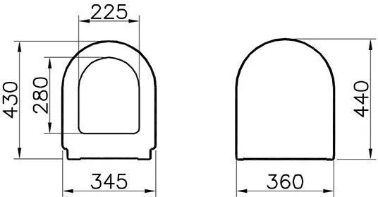 Крышка-сиденье для унитаза VitrA Zentrum 94-003-001