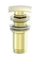 Донный клапан для раковины WONZON & WOGHAND, Брашированное золото (WW-88SS08-BG)