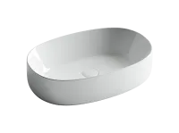 Умывальник Ceramicanova чаша накладная овальная Element 540x350x145мм