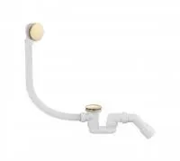 Автоматический сливы-перелив для ванны Grocenberg GB230 Золото глянец