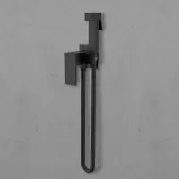 Гигиенический душ Vincea VHFW-102MB из латуни, со смесителем, черный