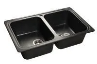 Кухонная мойка GranFest STANDART S-780K черный