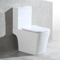 Унитаз-компакт Vincea Hope VT2-201, цвет белый, ультратонкое сиденье soft-close, P-trap