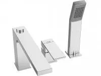 Смеситель на борт ванны Laveo Kvadrato BLQ_013D хром