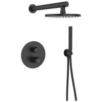 Душевая система Laveo Pretto BAO_701P скрытого монтажа черный