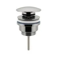 Универсальный донный клапан для раковины Wellsee Drainage System 182139000, для умывальников с переливом/без перелива, латунь, хром