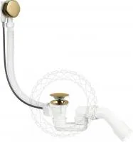 Сифон для ванны полуавтоматический FILARETE FL80 (Золото)