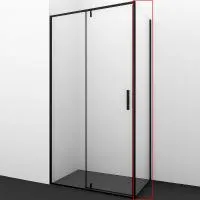 Душевая стенка WasserKRAFT Elbe 74P06-RP80 / Dill 61S06-RP80 80 74P06-RP80 / Dill 61S06-RP80