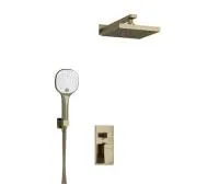 A16040 Встраиваемый комплект для душа WasserKRAFT с верхней душевой насадкой и лейкой