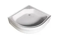 Поддон душевой Wemor 70/24 C полукруг 700x700x240 мм