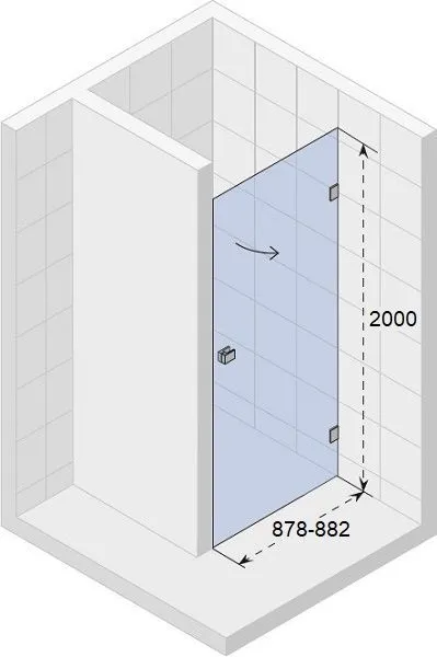 Душевая дверь Riho SZ Scandic NXT X101 90 R GX00012C2