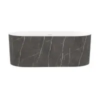 Акриловая ванна в наборе 3 в 1: отдельностоящая ванна, ножки, экран Wellsee Chalice Perfection 230604000