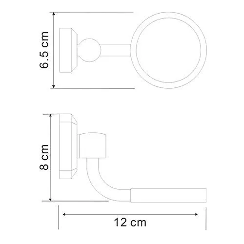 Держатель одинарный WasserKRAFT Oder C175