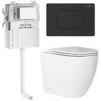 Комплект 5 в 1 RoxenBath Attach 868668 (состоит из: 710215, Steel 420280BM; 650185-01)