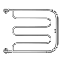 Полотенцесушитель водяной TERMINUS Фокстрот 1" БШ 600х500 без американок в комплекте