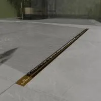 Душевой трап ROXENBATH Razor Gold 910100GB подрезной (80см)