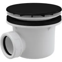 Сифон для душевого поддона Alcaplast, черный- мат, A49BLACK