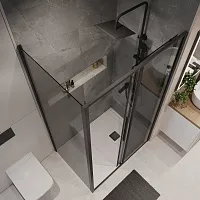 Душевое ограждение Niagara Nova NG-85-9TB-TB100-34 (90*100*195) квадрат, двери раздвижные